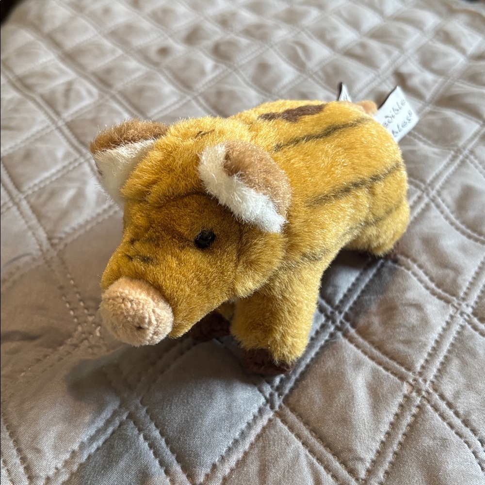 Incredible Petables Wild Boar Piglet Plush Huggable Toy Pig Stuffed Animal